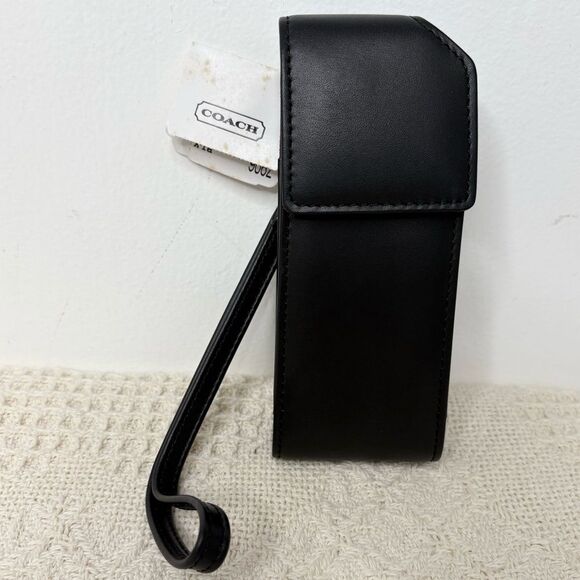 Y2K Vintage Coach Nokia Phone Case 7906 NIB Black Leather Accessory - Picture 5 of 12